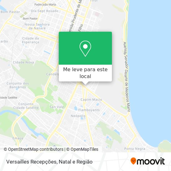 Versailles Recepções mapa