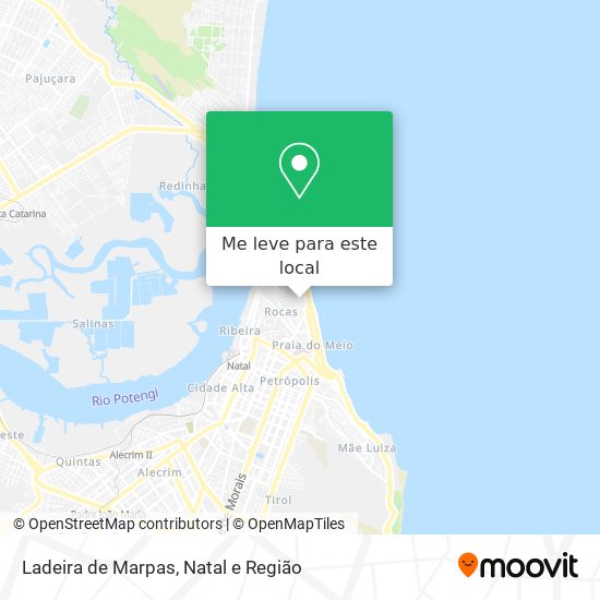 Ladeira de Marpas mapa