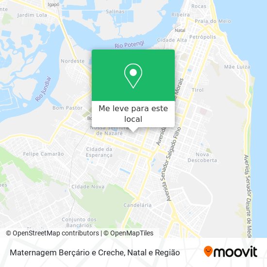 Maternagem Berçário e Creche mapa