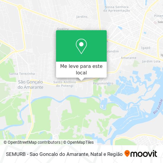 SEMURB - Sao Goncalo do Amarante mapa