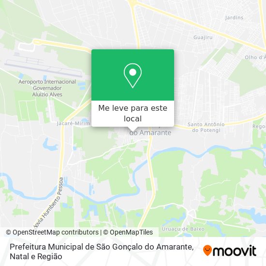 Como chegar até Prefeitura Municipal de São Gonçalo do Amarante em Natal e  Região de Ônibus?