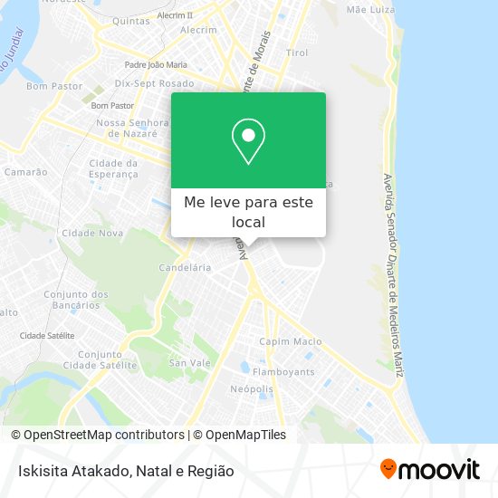 Iskisita Atakado mapa