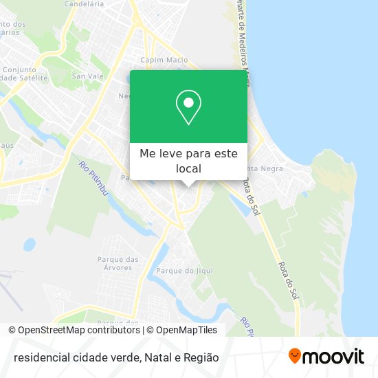 residencial cidade verde mapa