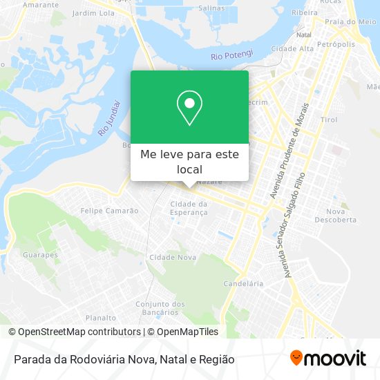 Parada da Rodoviária Nova mapa