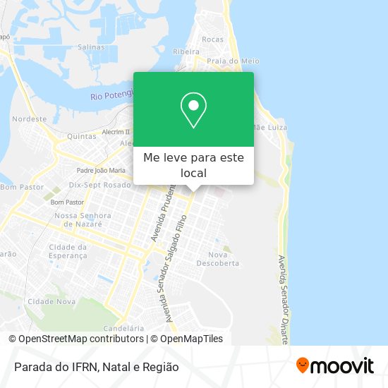 Parada do IFRN mapa