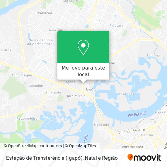 Estação de Transferência (Igapó) mapa