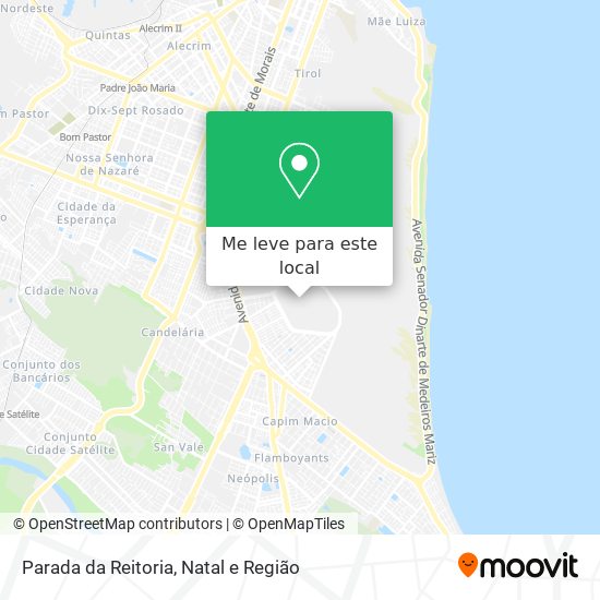 Parada da Reitoria mapa