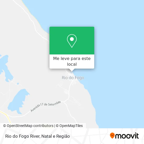 Rio do Fogo River mapa