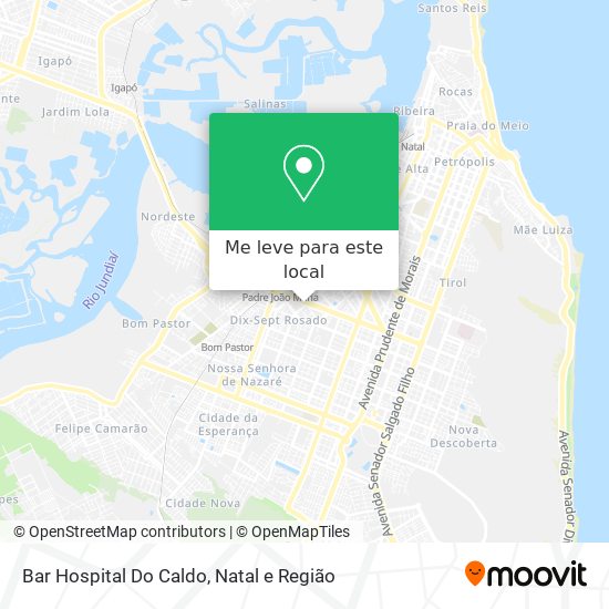Bar Hospital Do Caldo mapa