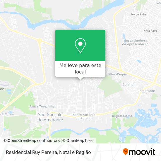 Residencial Ruy Pereira mapa