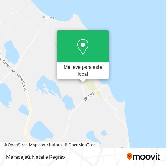 Maracajaú mapa
