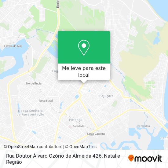 Rua Doutor Álvaro Ozório de Almeida 426 mapa
