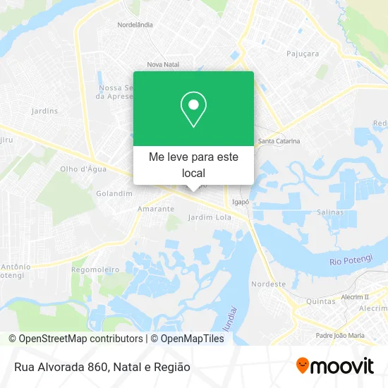Rua Alvorada 860 mapa