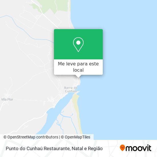 Punto do Cunhaú Restaurante mapa