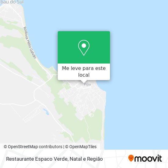 Restaurante Espaco Verde mapa