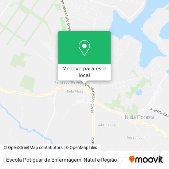 Escola Potiguar de Enfermagem mapa