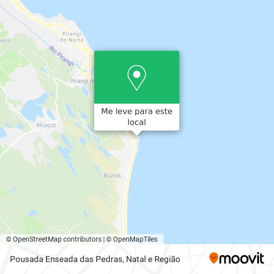 Pousada Enseada das Pedras mapa
