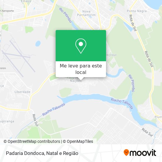 Padaria Dondoca mapa