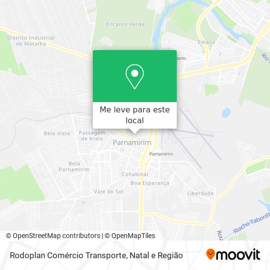 Rodoplan Comércio Transporte mapa