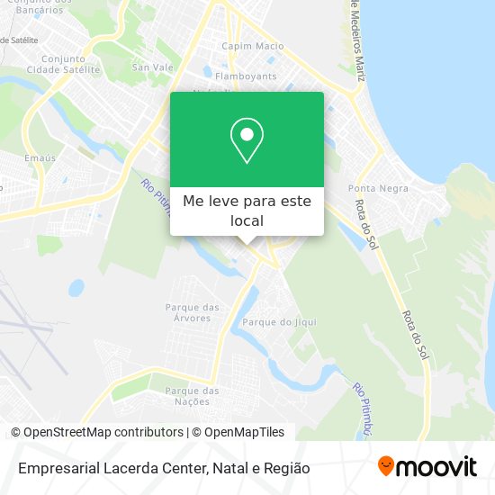 Empresarial Lacerda Center mapa