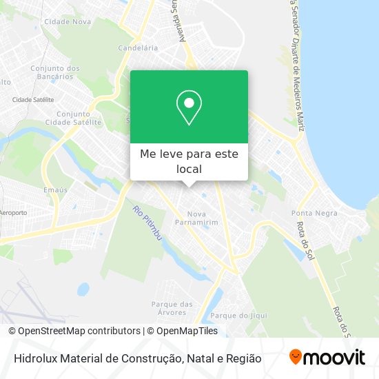 Hidrolux Material de Construção mapa