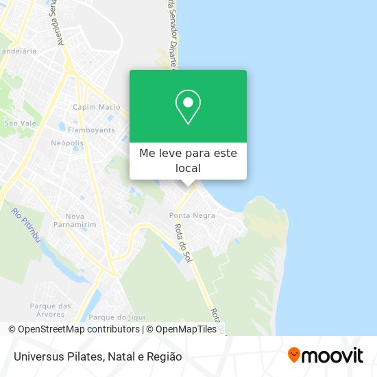 Universus Pilates mapa