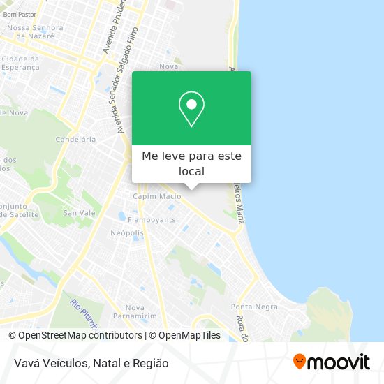 Vavá Veículos mapa