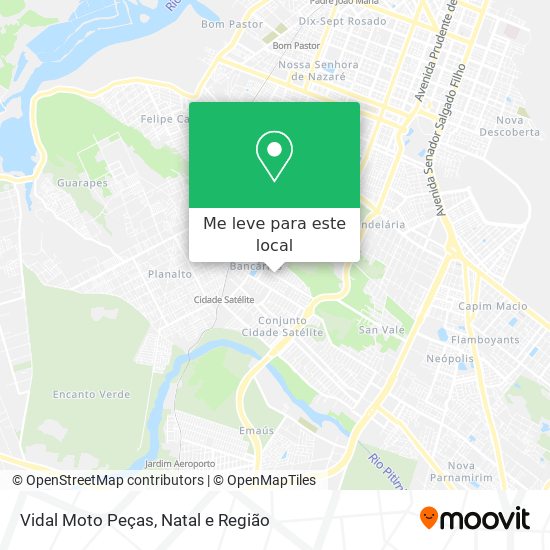 Vidal Moto Peças mapa