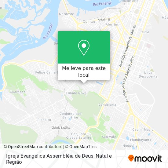 Igreja Evangélica Assembléia de Deus mapa