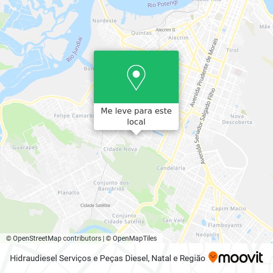 Hidraudiesel Serviços e Peças Diesel mapa