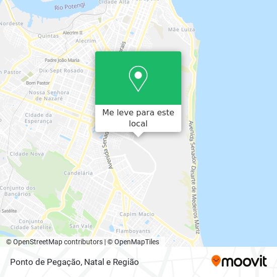 Ponto de Pegação mapa