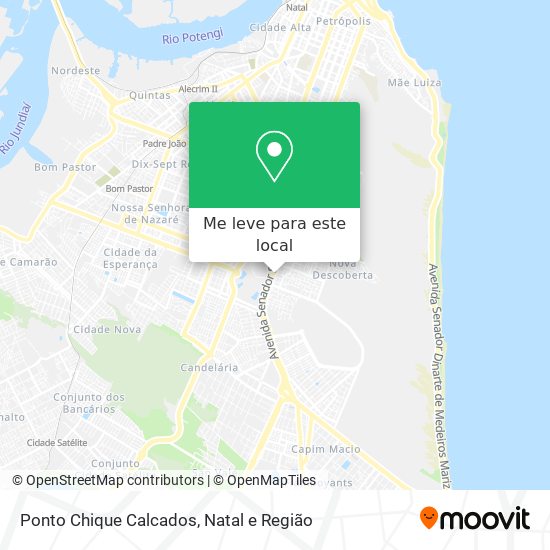 Ponto Chique Calcados mapa