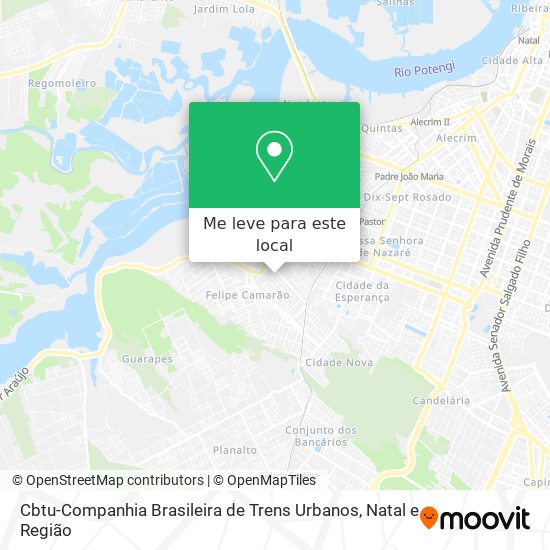 Cbtu-Companhia Brasileira de Trens Urbanos mapa