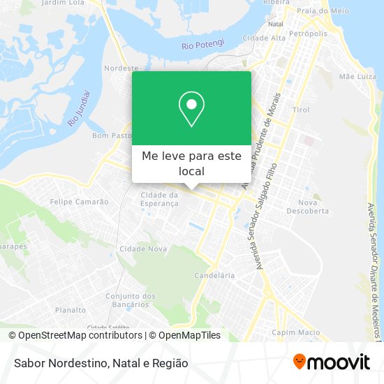 Sabor Nordestino mapa
