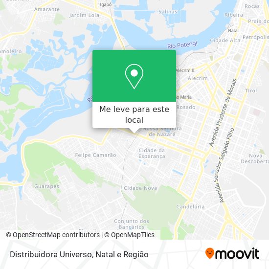 Distribuidora Universo mapa
