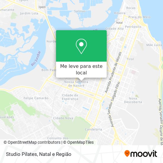 Studio Pilates mapa