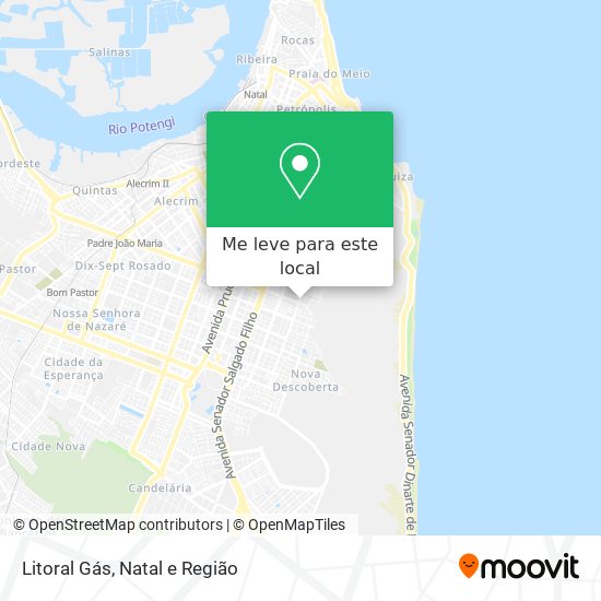 Litoral Gás mapa