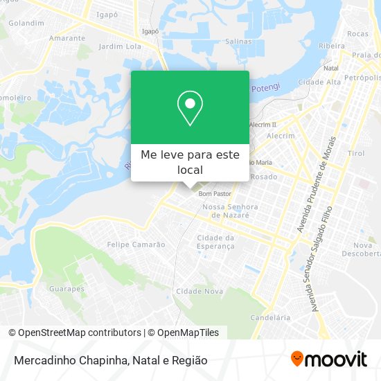 Mercadinho Chapinha mapa
