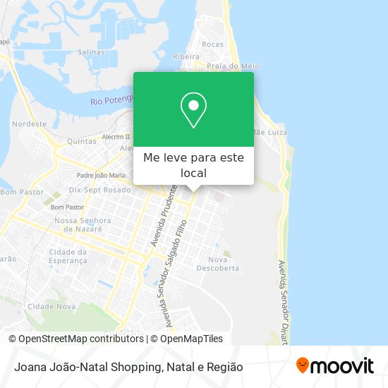 Joana João-Natal Shopping mapa