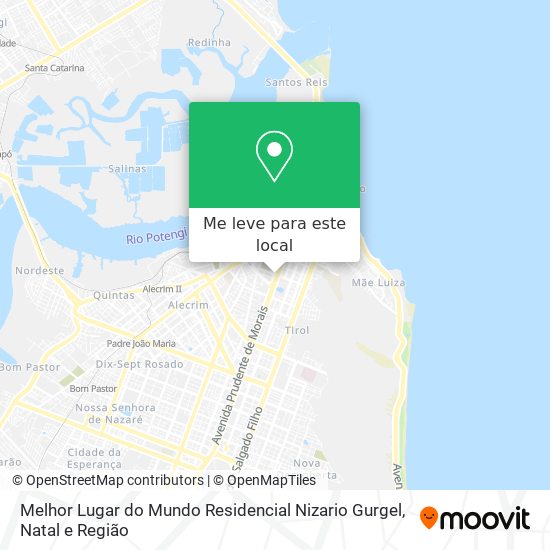 Melhor Lugar do Mundo Residencial Nizario Gurgel mapa