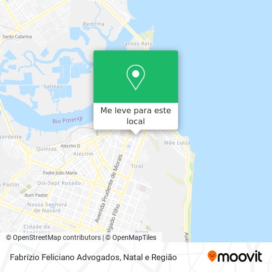 Fabrízio Feliciano Advogados mapa