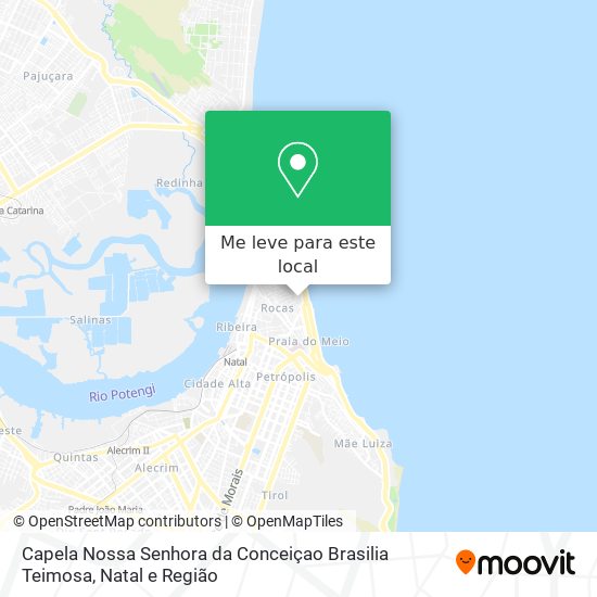 Capela Nossa Senhora da Conceiçao Brasilia Teimosa mapa
