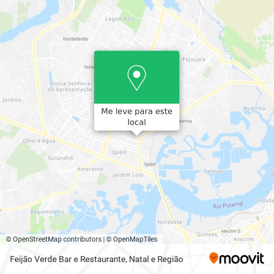 Como chegar até Feijão Verde Bar e Restaurante em Potengi de Ônibus ou Trem?