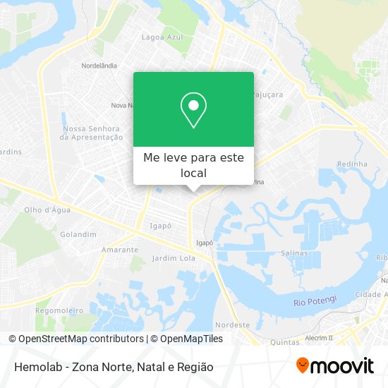Hemolab - Zona Norte mapa