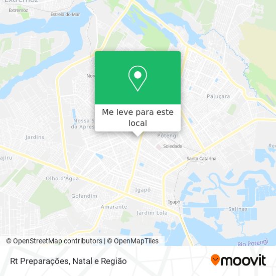Rt Preparações mapa