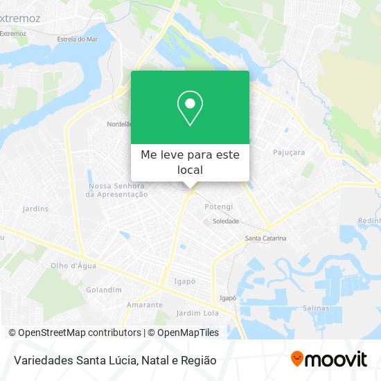 Variedades Santa Lúcia mapa
