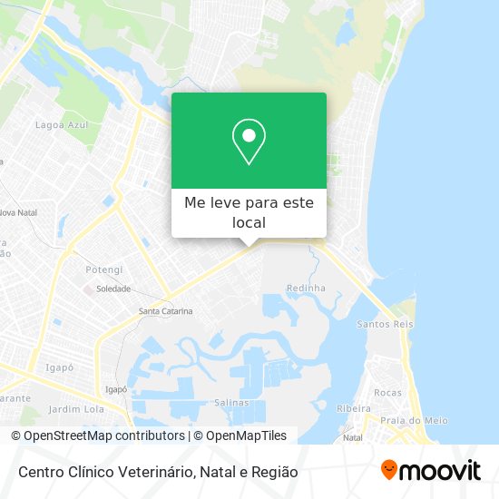 Centro Clínico Veterinário mapa