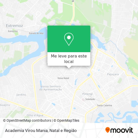 Academia Virou Mania mapa