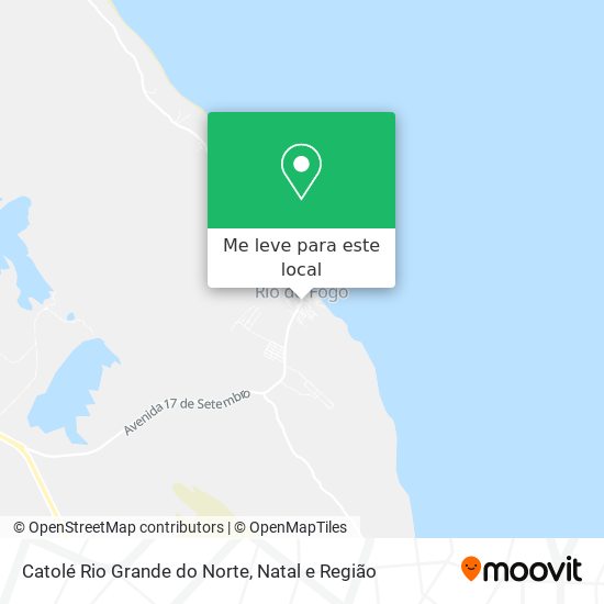 Catolé Rio Grande do Norte mapa