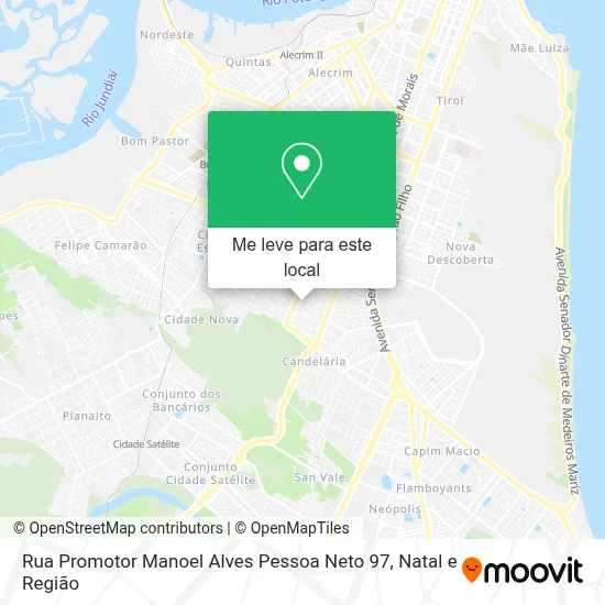 Rua Promotor Manoel Alves Pessoa Neto 97 mapa
